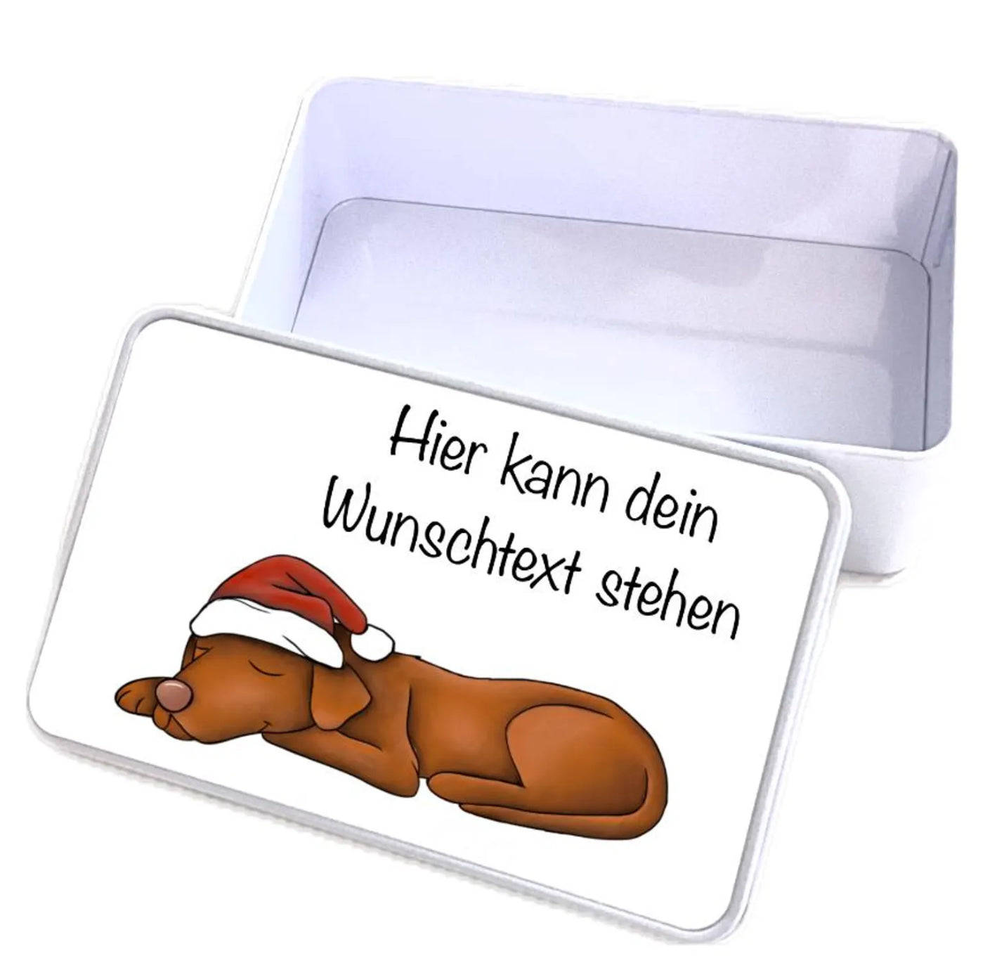 Keksdose/ Pralinendose mit Hundemotiv