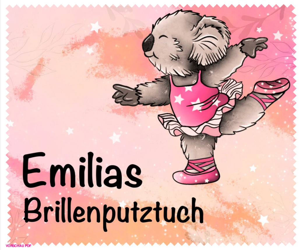 Brillenputztuch Koala