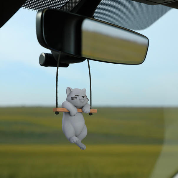 Katzenanhänger für den Innenspiegel (Auto)