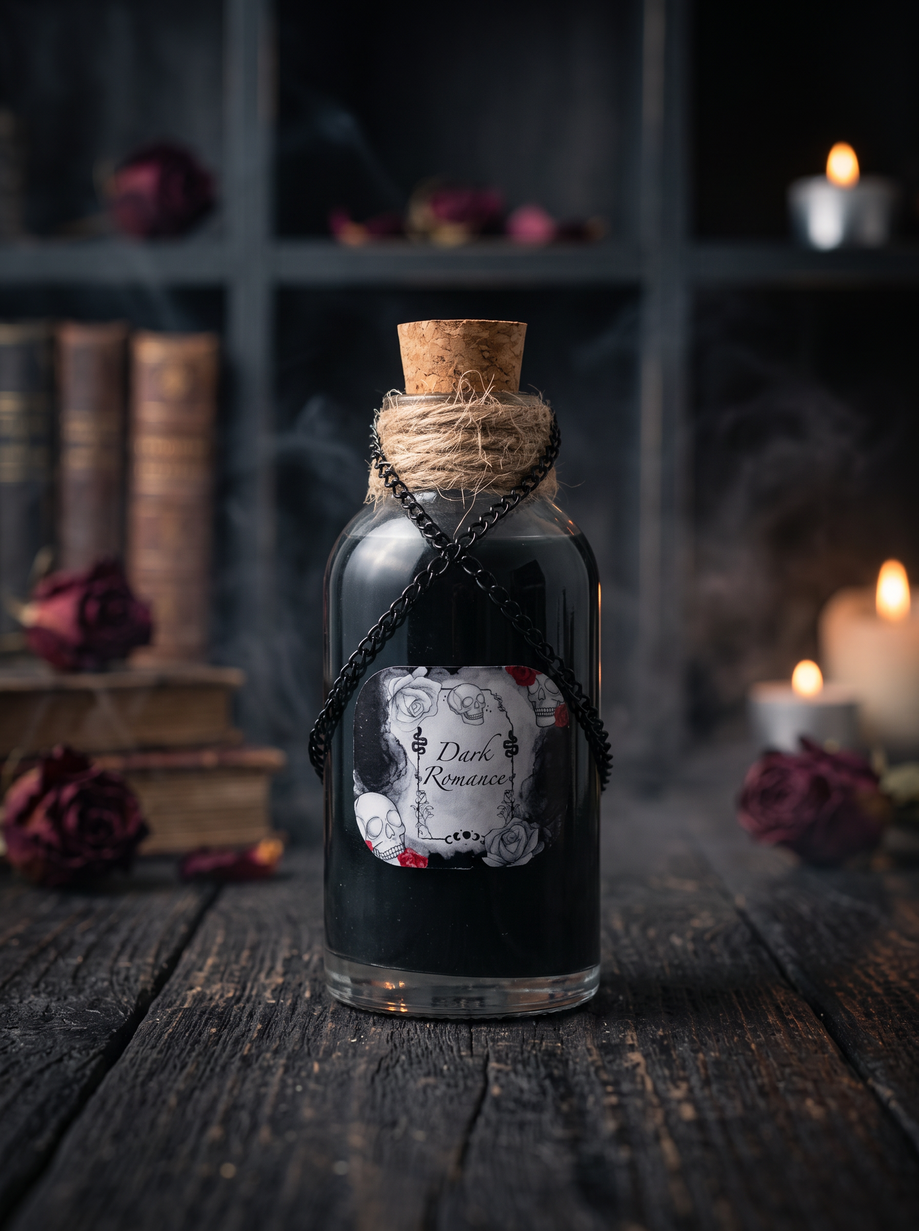 Zaubertrankflasche Deko// Bücherregal Deko