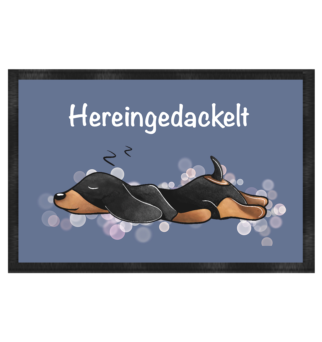 Dackel Matte - Fußmatte 60x40cm