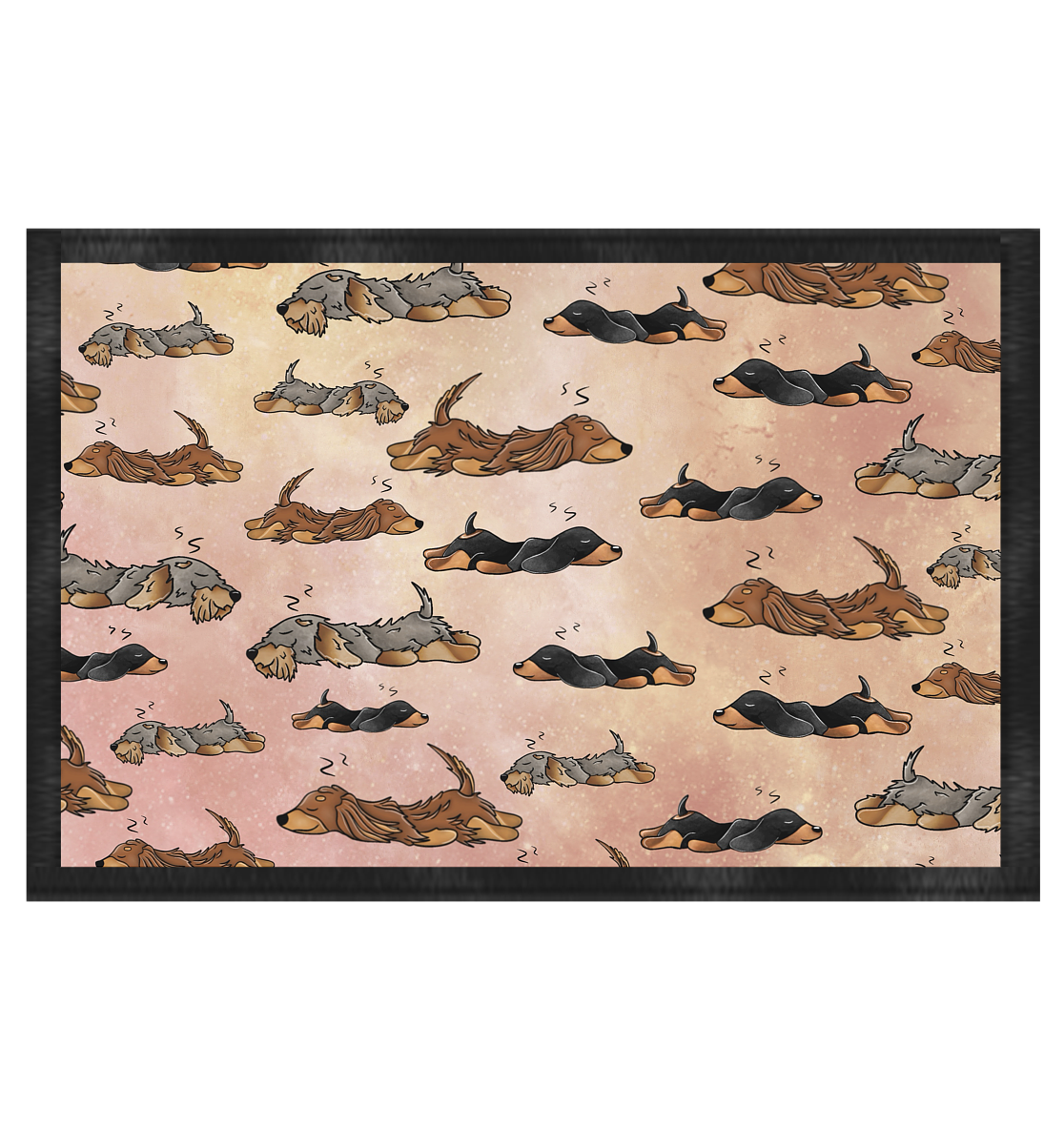 Dackel Matte - Fußmatte 60x40cm