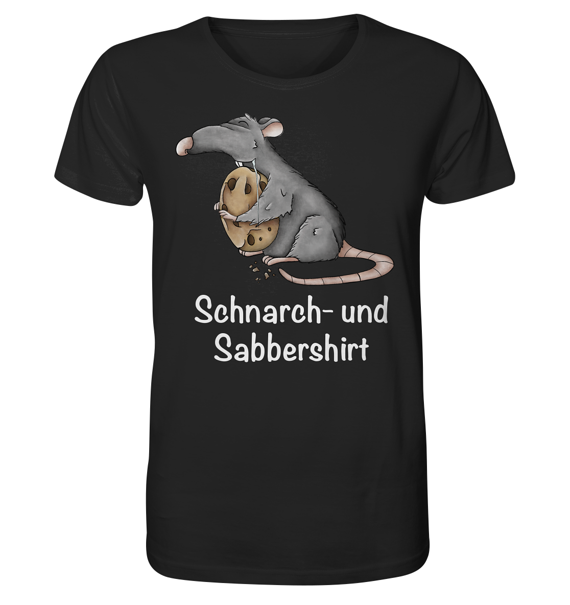 Schlafshirt Ratte// Schlafshirt mit Spruch lustig - Organic Shirt - Organic Shirt