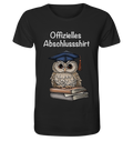 Offizielles Abschlusshirt// Eulen Tshirt// Tshirt zum Abschluss - Organic Shirt