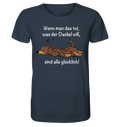 Tshirt Langhaardackel// Dackel Geschenk - Organic Shirt
