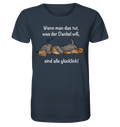 Tshirt Rauhaardackel // Dackel Geschenk mit Spruch - Organic Shirt