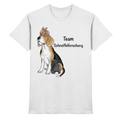 Beagle mit Spruch schwarze Schrift - Premium Shirt