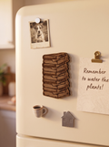 Holzmagnet Buch