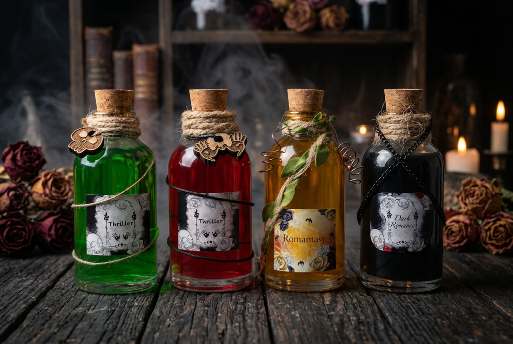 Zaubertrankflasche Deko// Bücherregal Deko